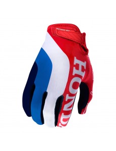 LUVAS TROY LEE DESIGNS AIR HONDA - VERMELHO / BRANCO / AZUL